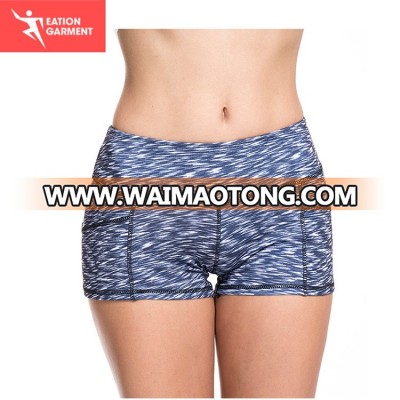 heather blank sports shorts plain women running shorts